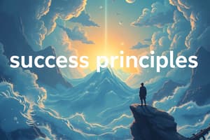 Understanding Nouns and Success Principles