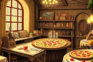 History of Pizza Quiz