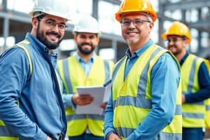 Construction Roles Quiz