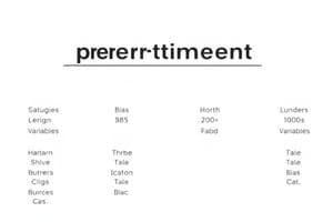 Biology 3.1  Experimental Design and Variables Quiz