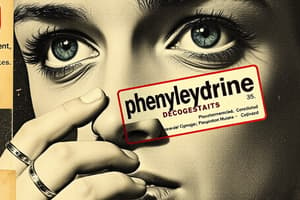 Phenylephrine Flashcards