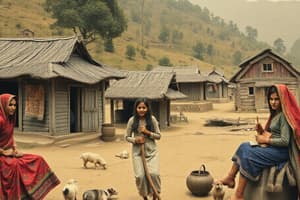 Shangla Village Life and Gender Roles