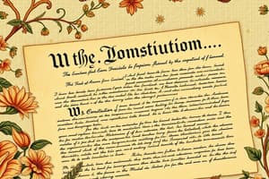 U.S. Constitution vs. Articles of Confederation