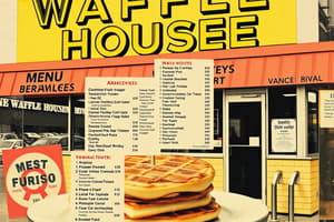 Waffle House Menu Abbreviations