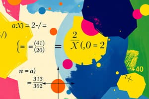 Algebra Nonlinear Equations Quiz