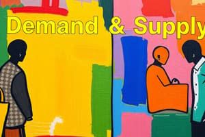 Economics Chapter on Demand and Supply