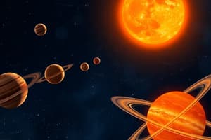 El Sistema Solar y los Planetas