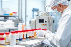 Pharmaceutical Manufacturing Documentation Overview