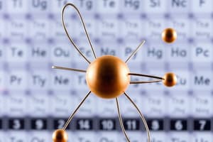 Atomic Structure and Periodic Table Quiz