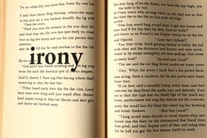 Understanding Irony in Literature