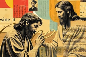 Jesus Forgives Sins Quiz