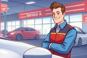 Service Advisor Training Quiz