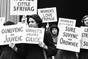 Women's Suffrage Movement Quiz