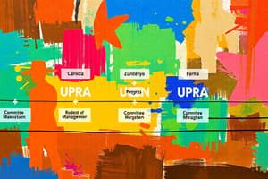 UPRA Organization Structure Overview