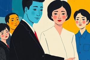 Koreanische Gesellschaft und Familie in der Moderne