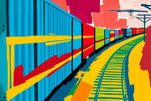 Container Train Operations in India