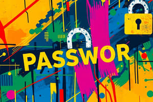 Cybersecurity: Strong Passwords Quiz