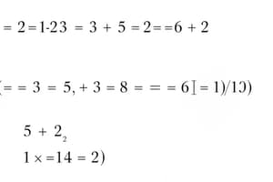 Algebra 1: Function Notation Flashcards