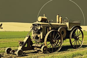 Farm Mechanization Concepts Quiz