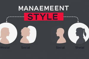 Management Styles and Social Types Quiz