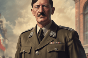 Hitler's Rise to Power and Western Powers' Appeasement