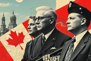 Problèmes politiques et militaires du Canada