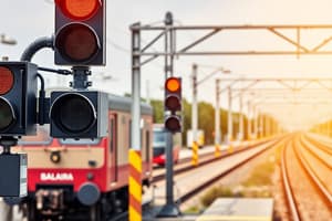 Automatic Block System on Double Line