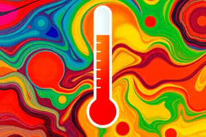 Temperature and Heat Concepts