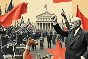 Doctrines politiques: Machiavel à Marx