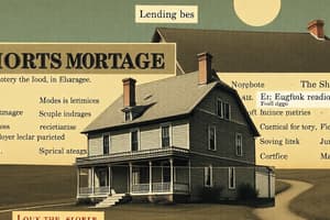 Mortgage Lending Terminology Quiz