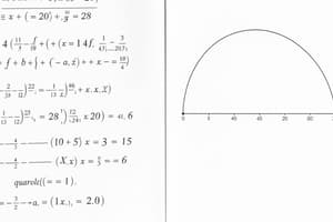 Quadratic Equations: Methods and Graphs