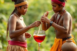 Anthropology and Libation Terms Quiz