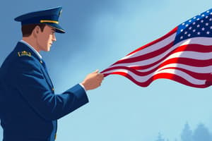 Flag and Badge Etiquette Procedures