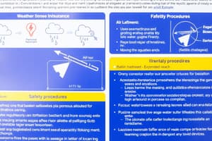 Aviation Weather Regulations Quiz