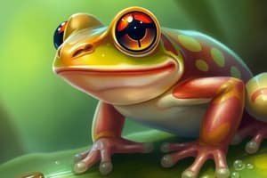 Frog Biology and Ecology Quiz