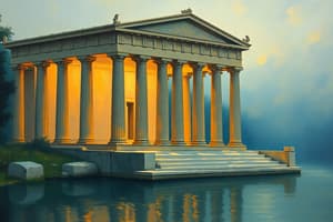 Greek Temple Architecture Quiz