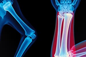 Distal Humerus and Forearm AP Projection Quiz