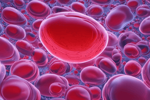 Platelet Adhesion and Shape Changes Quiz