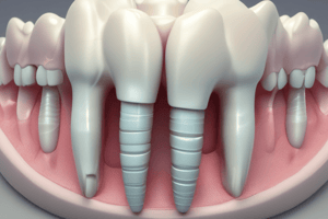 Dental Impressions and Casts