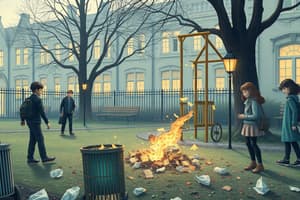 Littering and Solutions in School Playgrounds