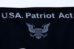 The USA Patriot Act Quiz