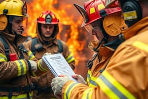 TB 35 - Fire Safety Protocols Quiz