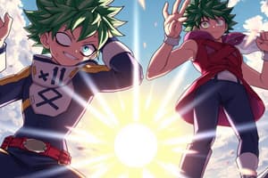 My Hero Academia Class 1-B Flashcards