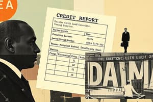 Credit Report and Score Analysis