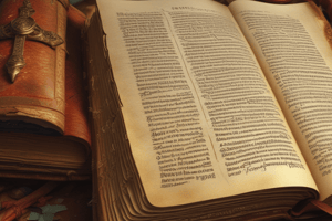 Biblical Canon Quiz