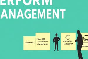 Performance Management Overview and Principles