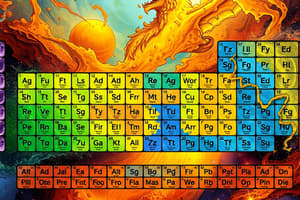 Chemistry Chapter 5 - The Periodic Law