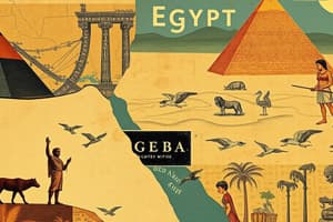 Ancient Egyptian Geography and Nubia Quiz