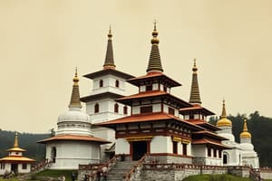 Bhutanese Stupas