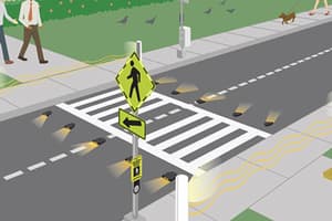 Pedestrian Safety and Crosswalks